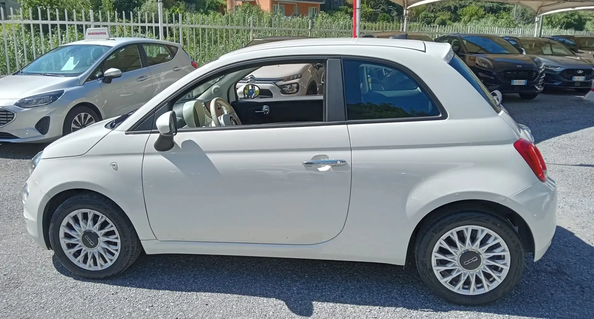 Fiat 500 500 III 2015 1.0 hybrid Lounge 70cv Bianco - 2