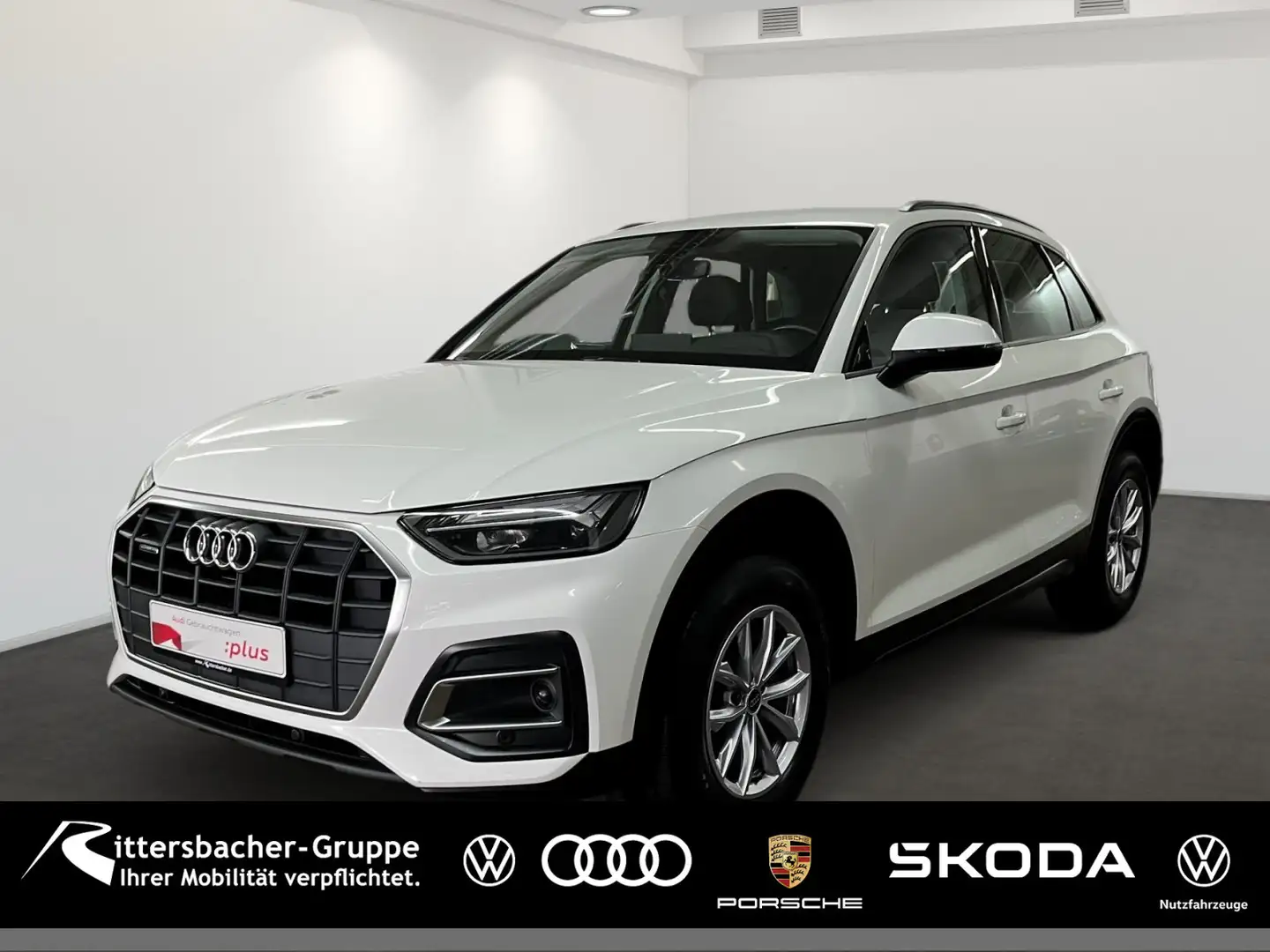 Audi Q5 40 TDI quattro Business+TourPaket AHK Weiß - 1