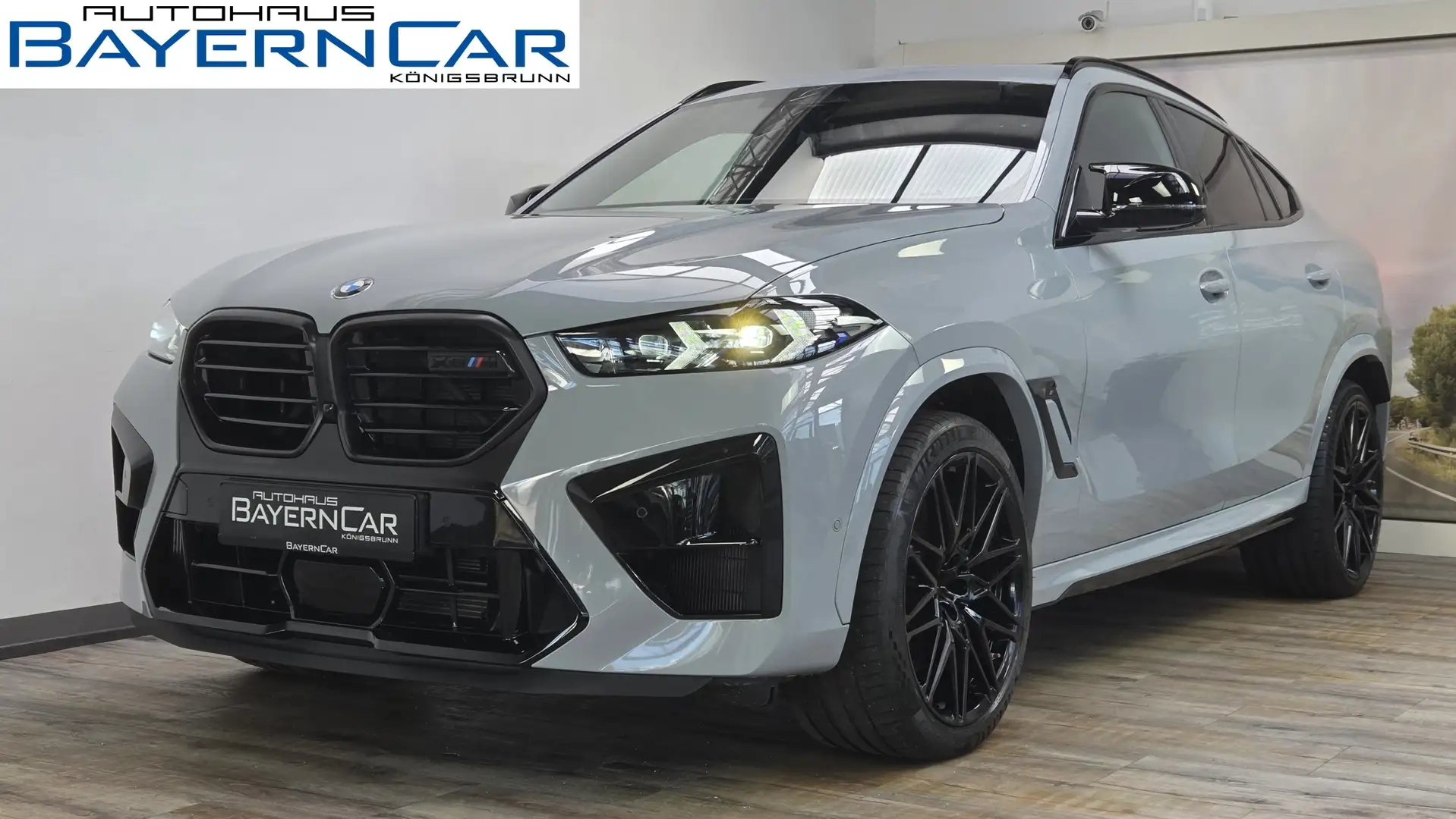 BMW X6 M Competition AHK Sky Sitzlüft B&W ACC UPE196 Grau - 1