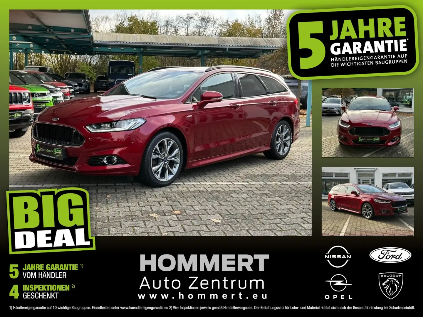 Ford Mondeo Turnier 2.0 TDCi ST-Line *Kamera*beh.Lenk* Rouge - 1