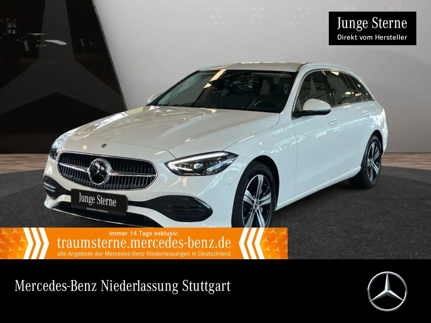 Mercedes-Benz C 300 e T AVANTG+KAMERA+KEYLESS+9G Weiß - 1