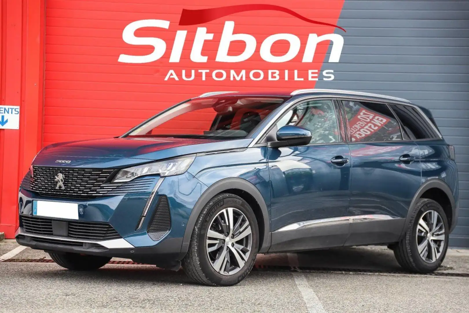 Peugeot 5008 1.5 BlueHDi 130 EAT8 Allure Pack 7 PLACES CAMERA Bleu - 1