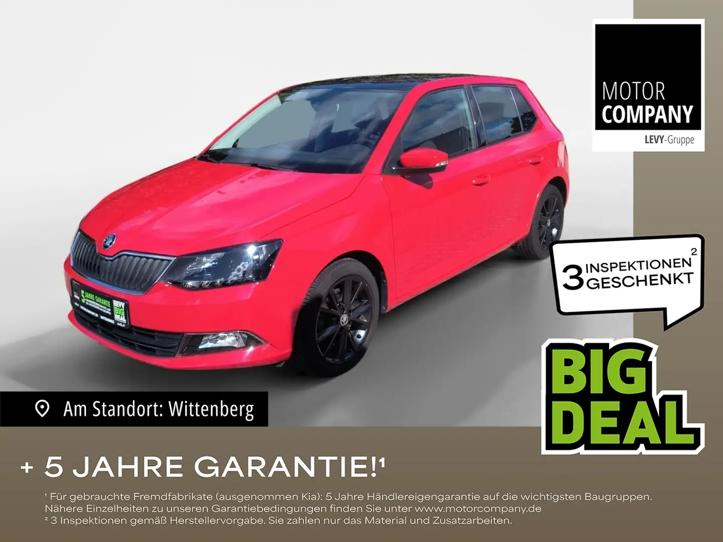 Skoda Fabia 1.2 TSI Green tec Joy Pano*SHZ*DAB* Rosso - 1