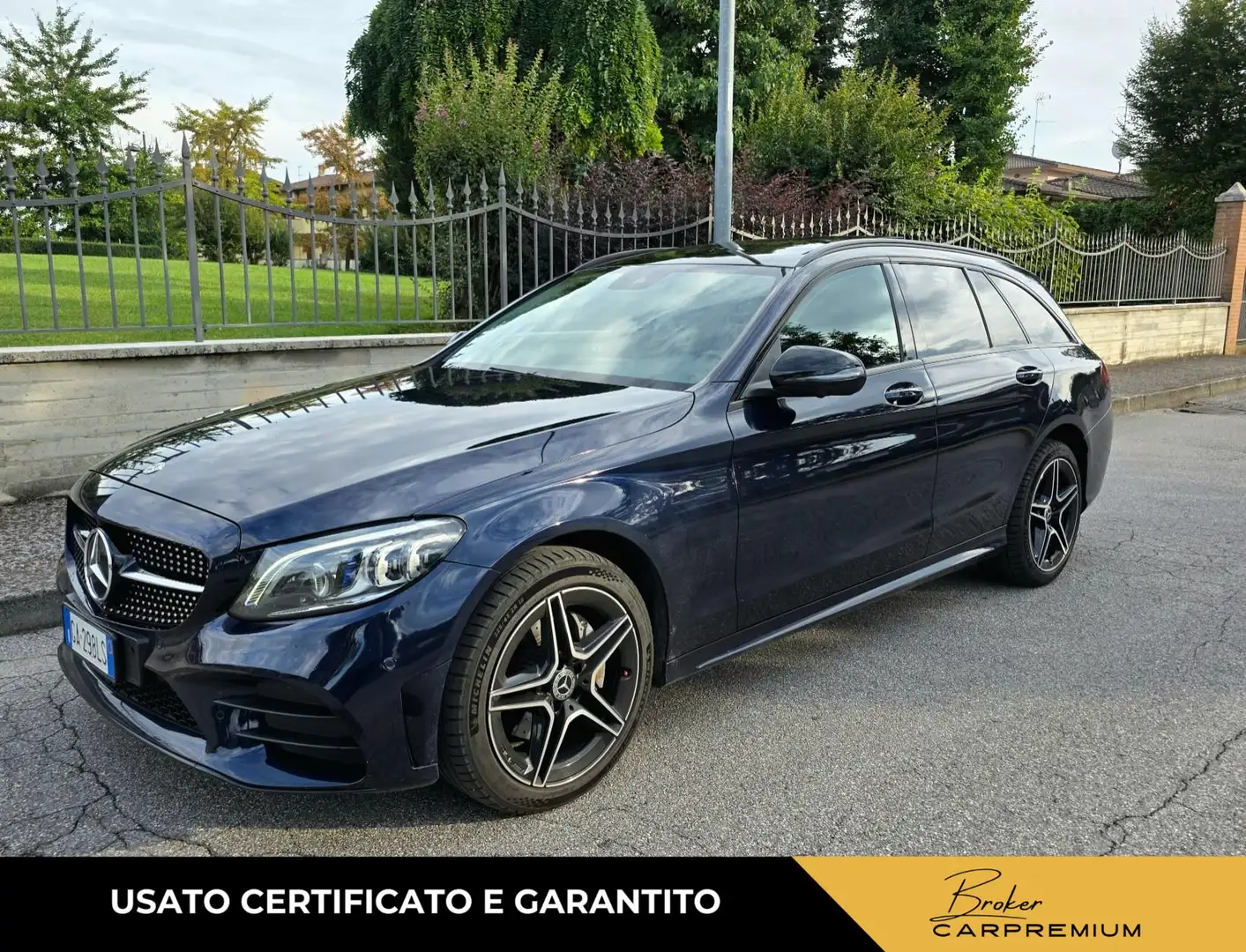 Mercedes-Benz C 220 C SW 220 d Premium 4matic auto Blu/Azzurro - 1