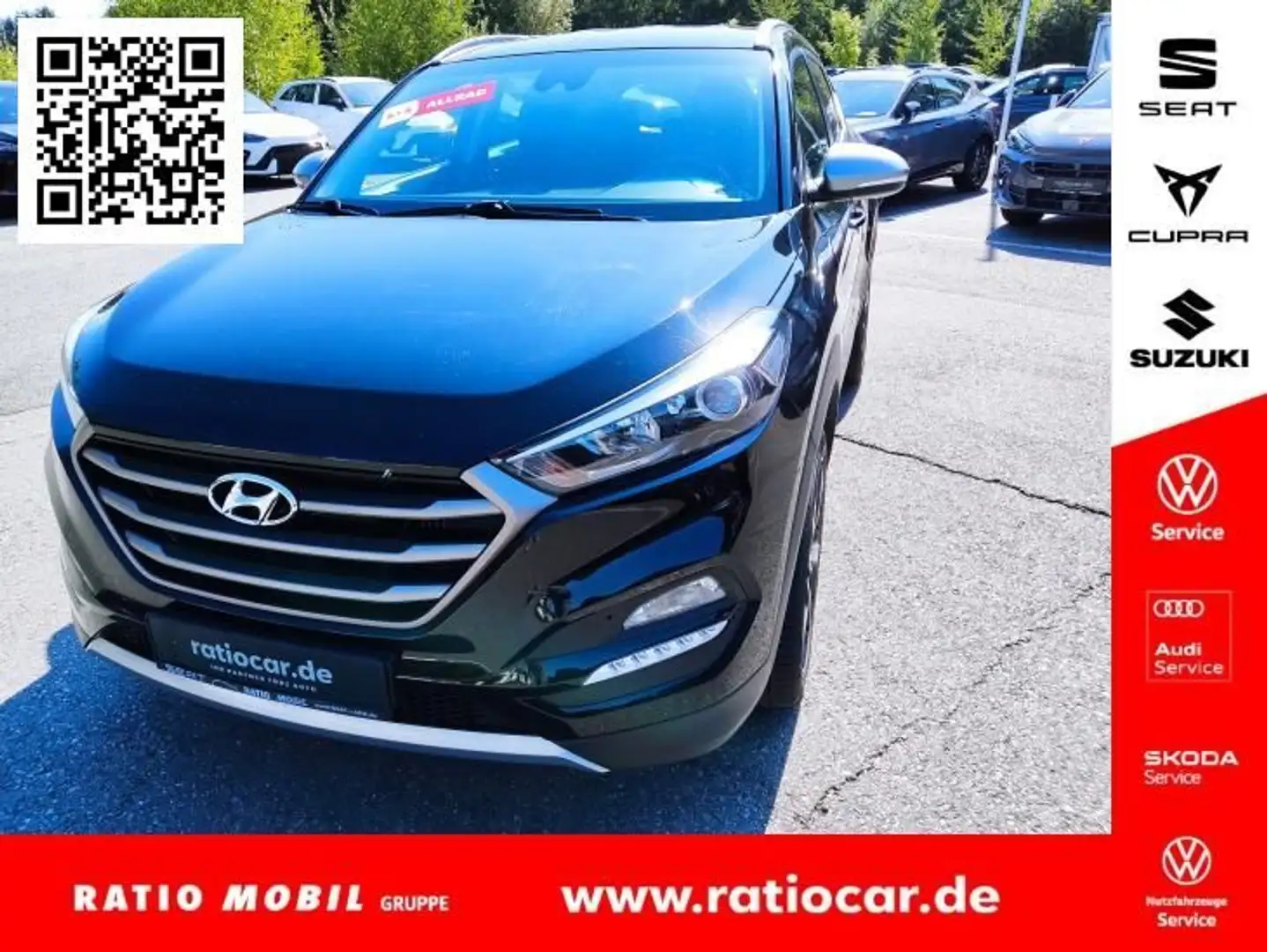 Hyundai TUCSON 1.6 GDI TURBO 4WD CLASSIC ADVANTAGE NAVI Noir - 1