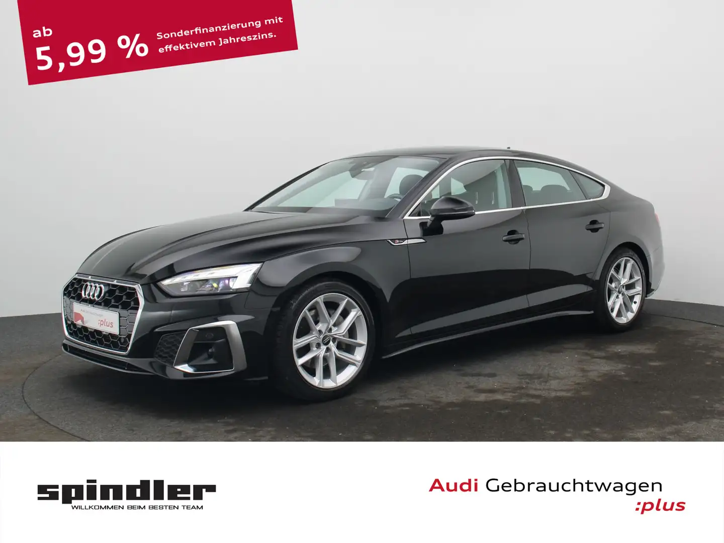 Audi A5 S-Line 40TFSI S-tronic/ Matrix, AHK Noir - 1