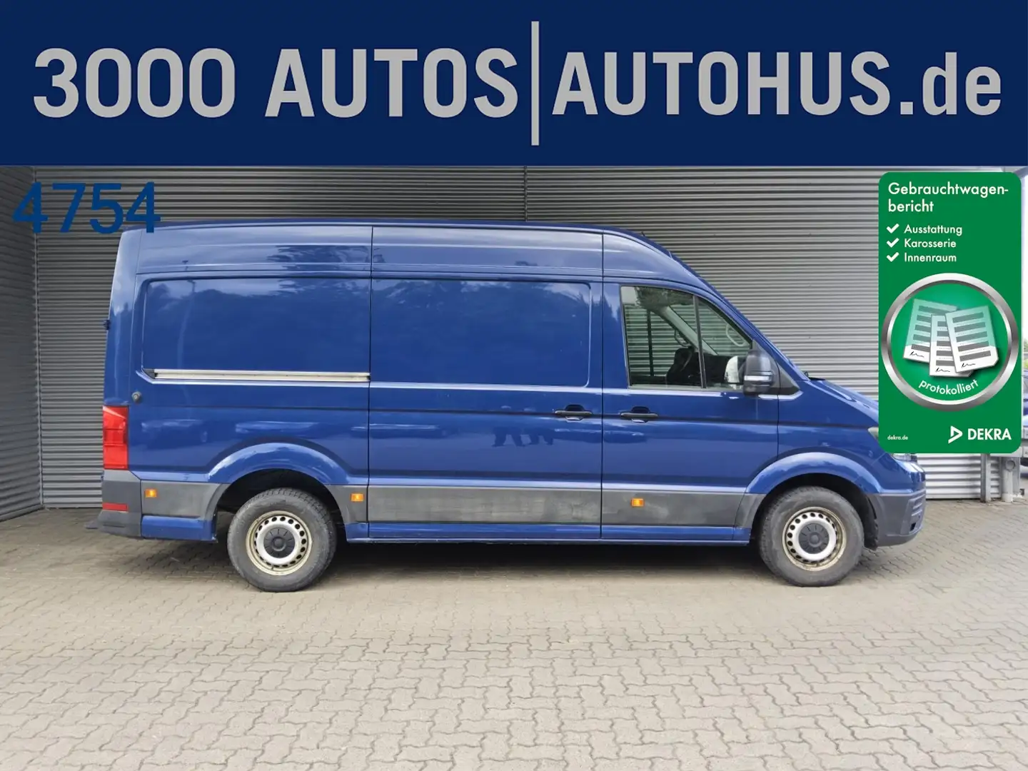 Volkswagen Crafter 35 2.0 TDI 4M Kasten L2H2 PDC Klima Blau - 1