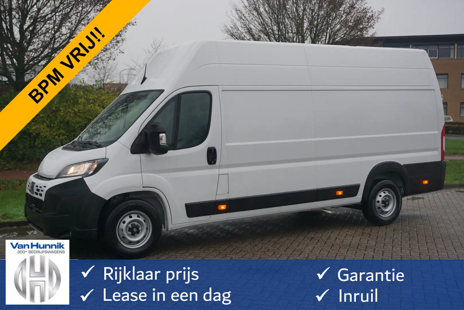 Fiat Ducato MAXI 35 140PK L4H3 Series 10 BPM VRIJ!! Airco, Cru Wit - 1