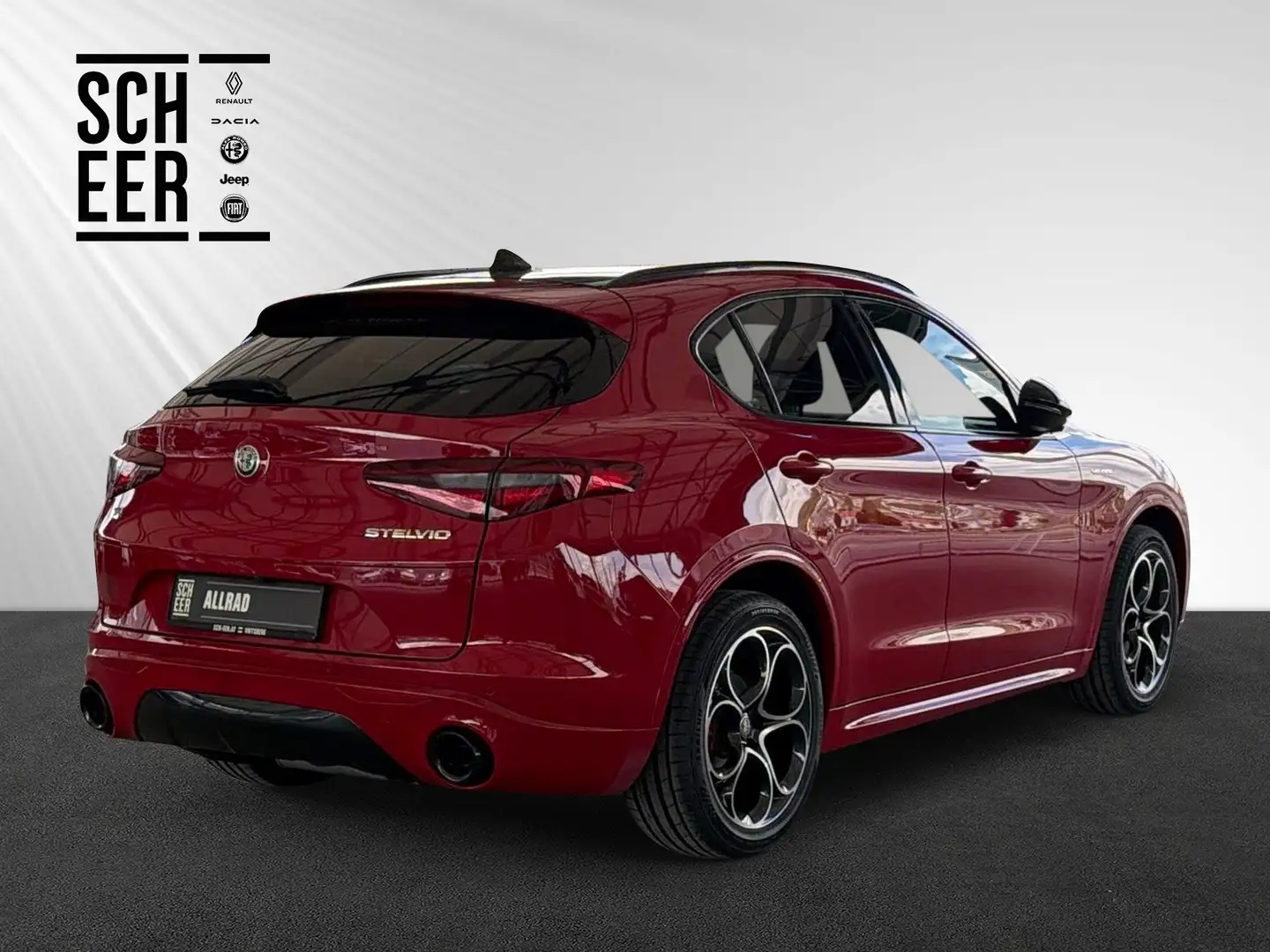 Alfa Romeo Stelvio Stelvio TI + Veloce Paket 2.2 16V 210PS Q4 Rot - 2
