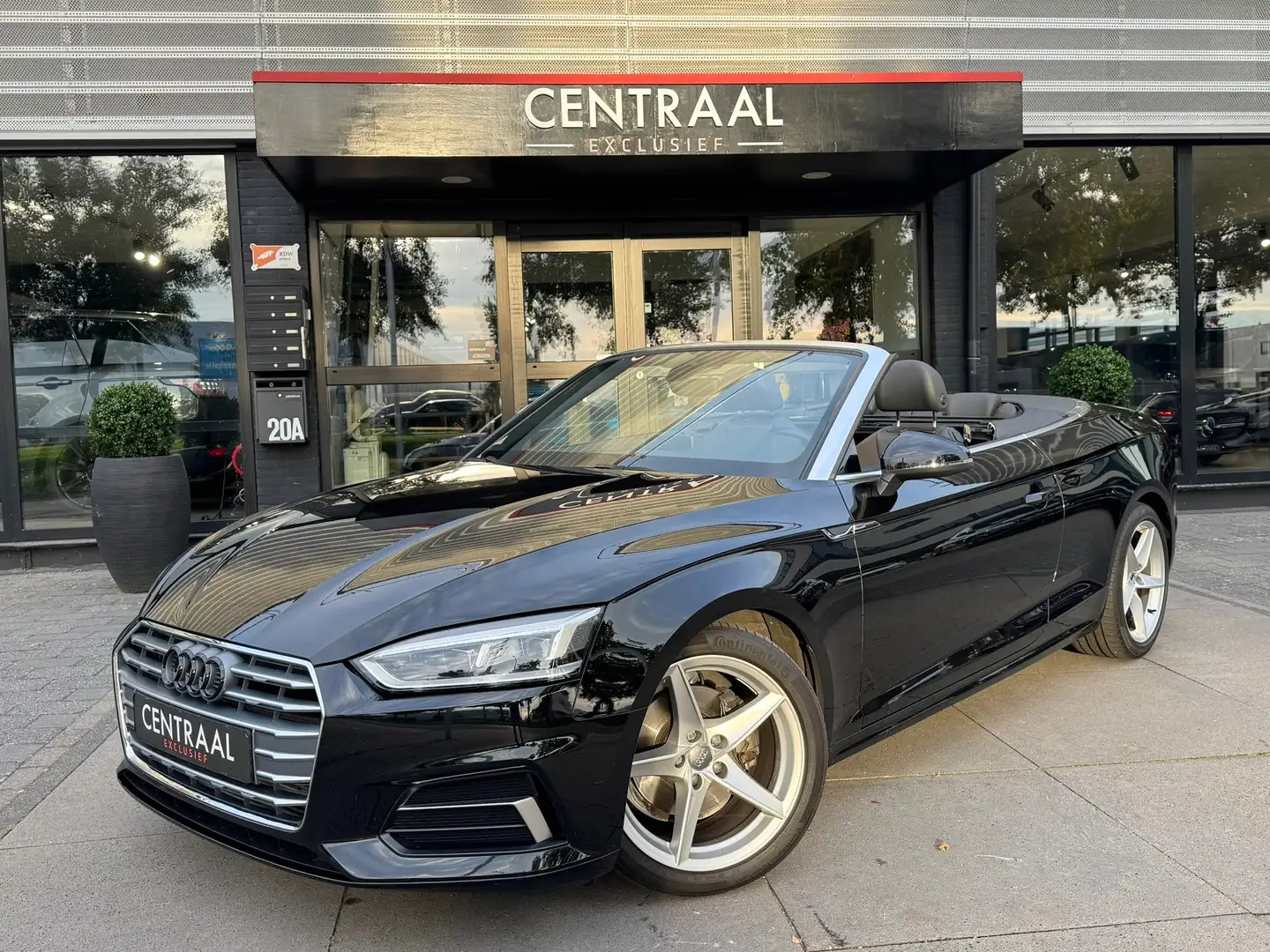 Audi A5 Cabriolet 2.0 TFSI Sport S-Line 190PK|Virtual Cock Noir - 1