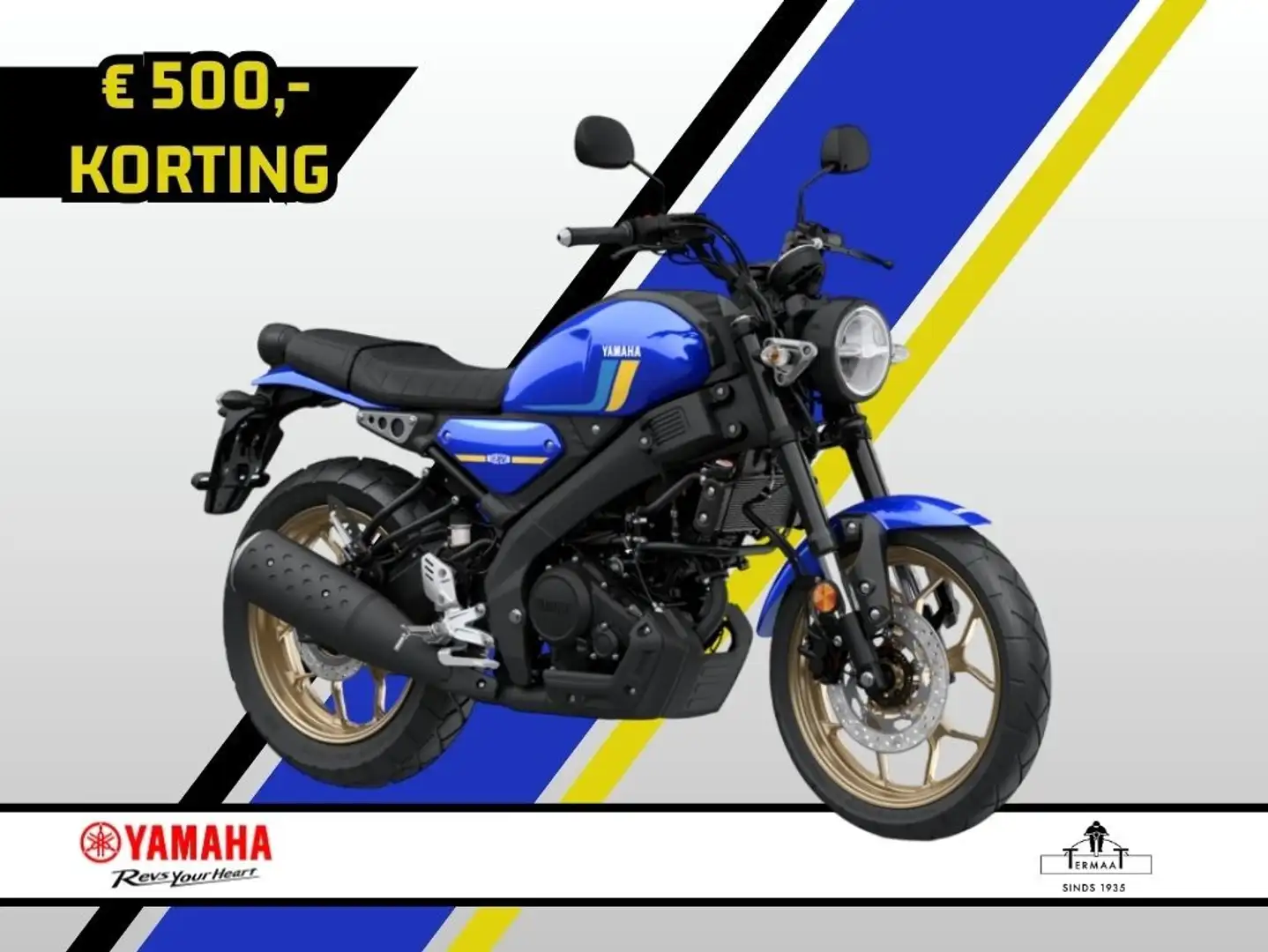 Yamaha XSR 125 Blauw - 1