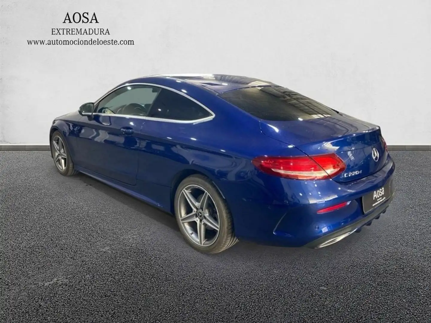 Mercedes-Benz C 220 d coupe amg line Azul - 2