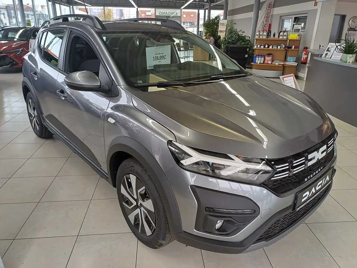 Dacia Sandero TCe 90 Stepway Expression/KLIMA/EINPARKHILFE HINTE Grau - 2
