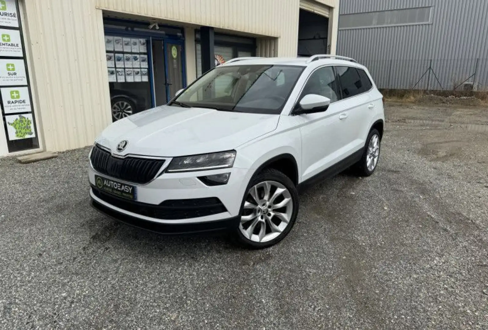 Skoda Karoq 2.0 TDI 190ch SCR Style 4x4 DSG Euro6d-T Blanc - 1