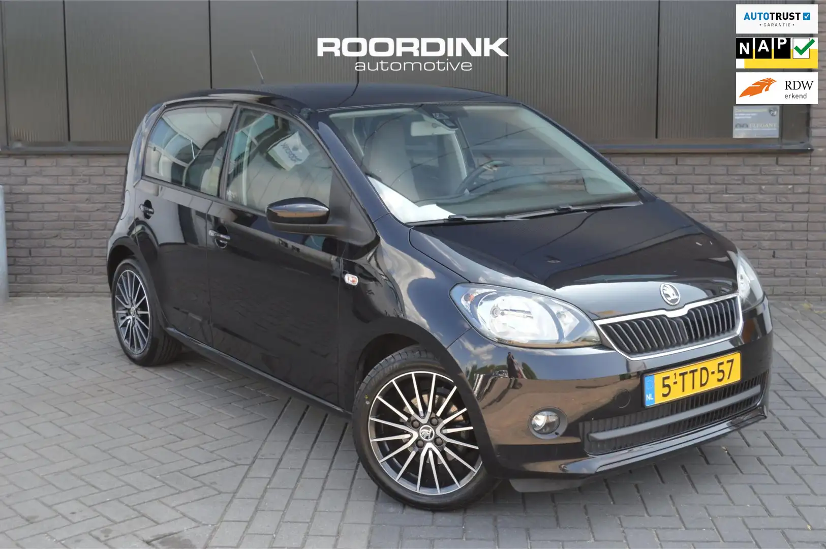 Skoda Citigo Airco|Cruise|Lichtmetaal|Elek.ramen Zwart - 1