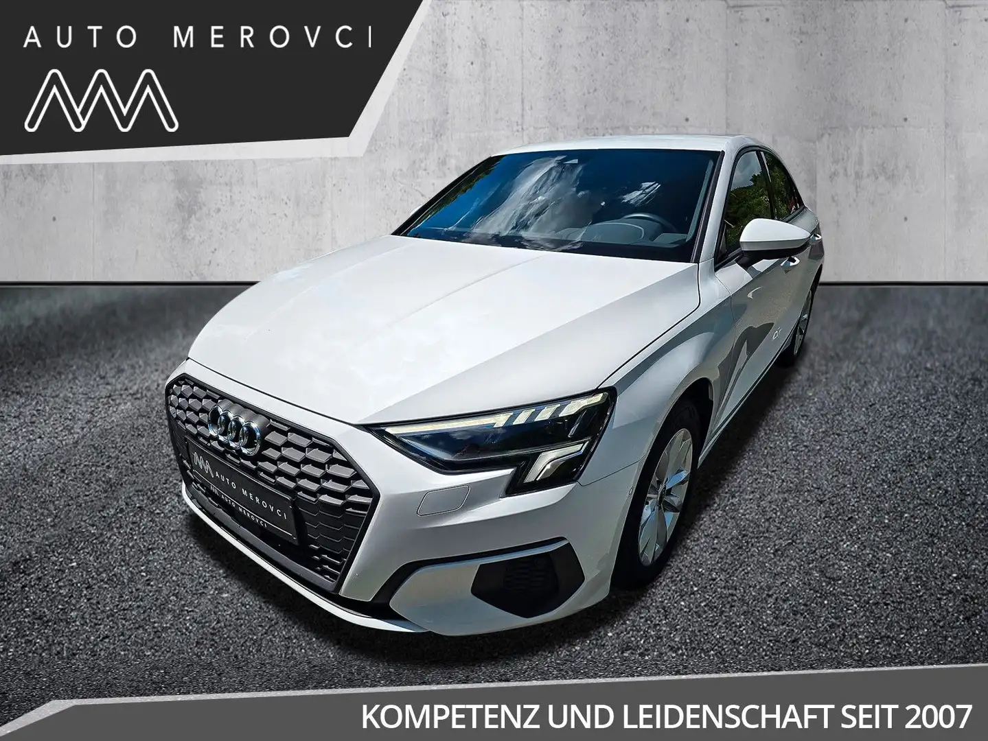 Audi A3 Limo 35 TDI/MatrixLED/Navi/ACC/Lane/V-Cockpit Blanc - 1