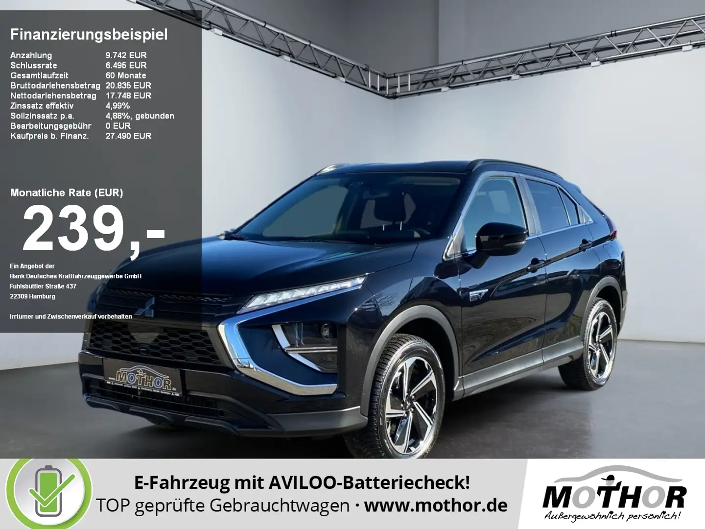 Mitsubishi Eclipse Cross 2.4 MIVEC TEMP SHZ KAM USB Black - 1