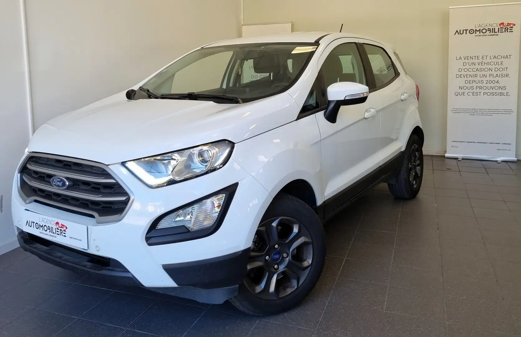 Ford EcoSport EcoSport 1.0 EcoBoost 100ch Trend Blanc - 1