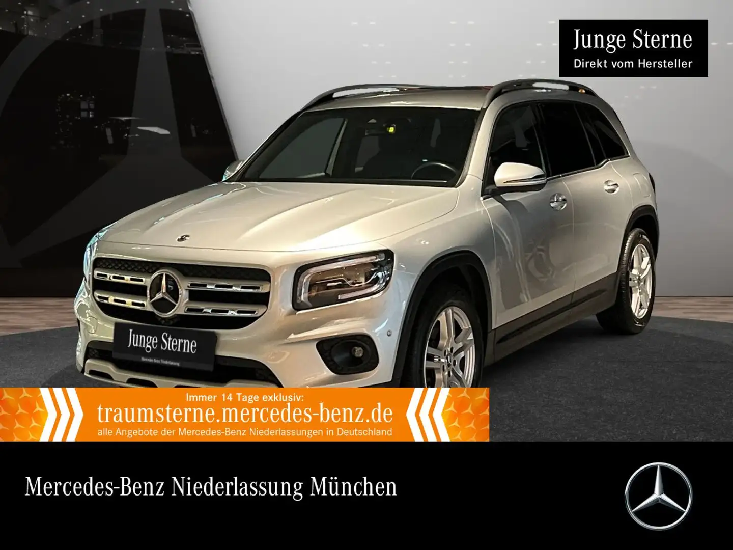 Mercedes-Benz GLB 200 d 4M STYLE+MULTIBEAM+TOTW+KEYLESS+8G Silber - 1