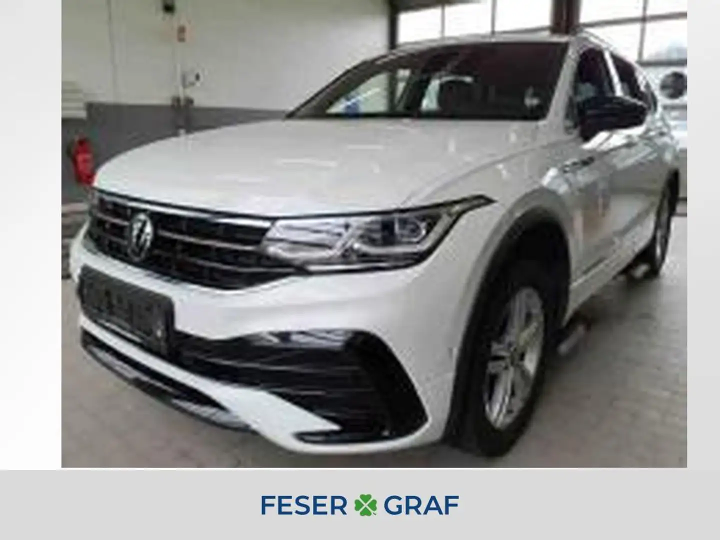 Volkswagen Tiguan Allspace 2.0TSI 4x4 RLine MATRIX/HuD/ACC/AHK/ Weiß - 1