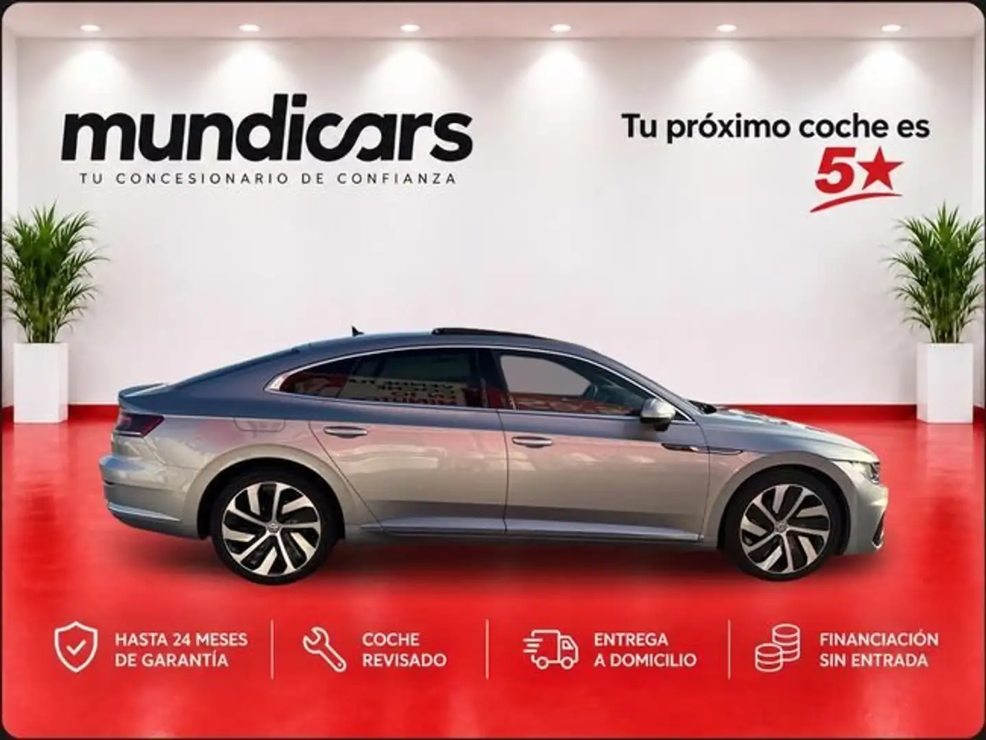 Volkswagen Arteon 2.0TDI R-Line DSG7 140kW Plateado - 2