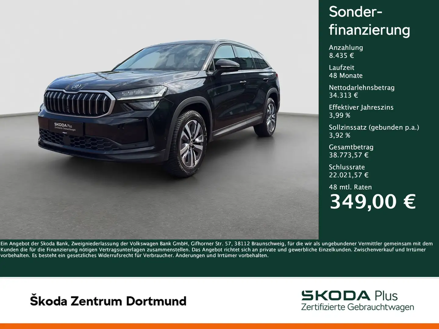 Skoda Kodiaq 2.0 SELECTION 4X4 AHK 360CAM ACC LM18 NAVI Zwart - 1