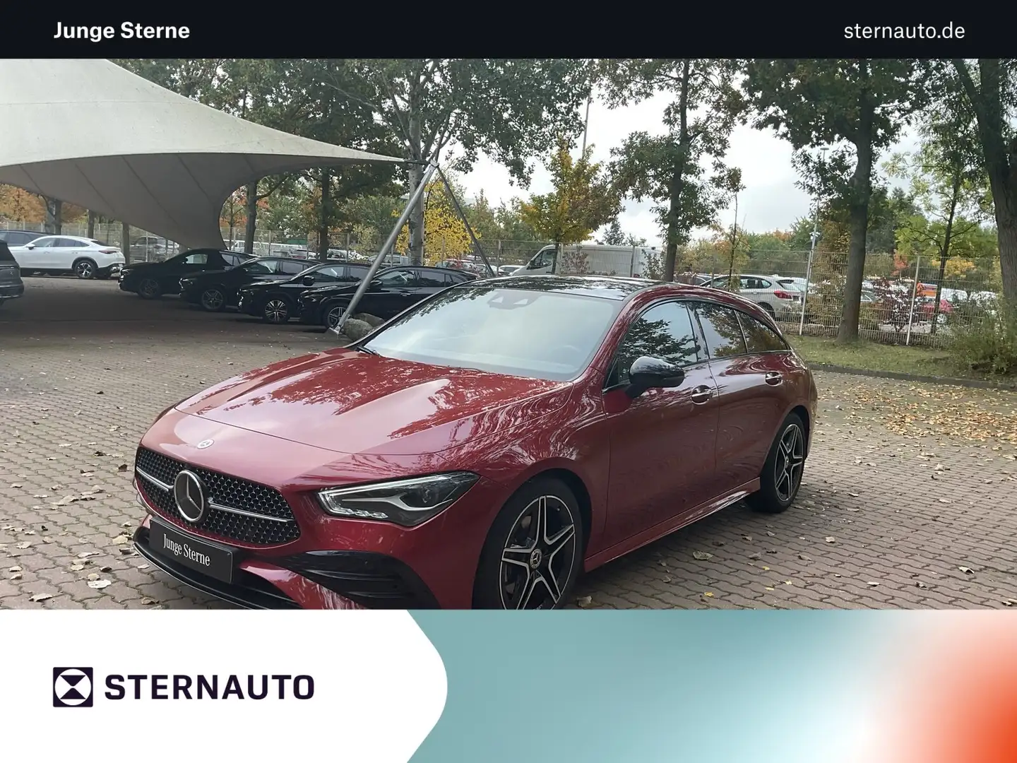 Mercedes-Benz CLA 180 CLA 180 SB AMG Nightp PanoDach Distro RüKam Navi Rot - 1