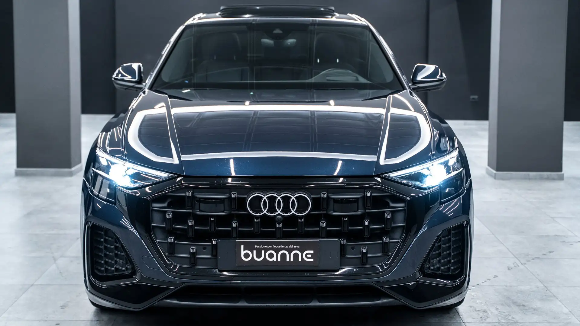 Audi Q8 50 3.0 TDI MHEV QUATTRO S LINE EDITION TETTO SOSP Blu/Azzurro - 2