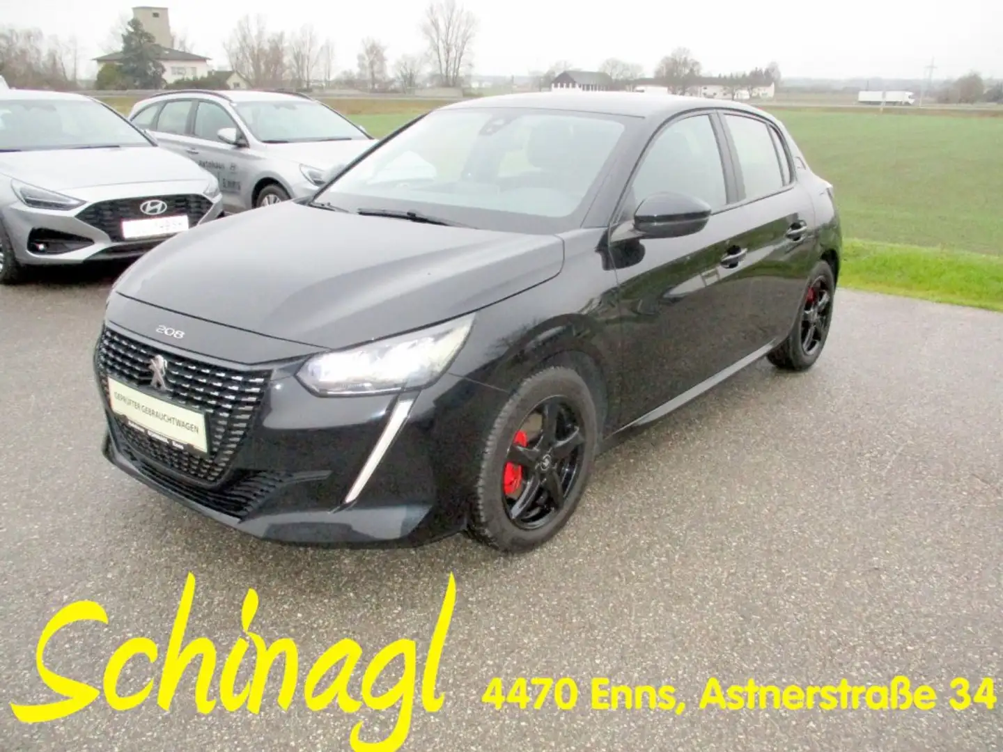 Peugeot 208 Actvie Pack Pure Tech 100 S&S Schwarz - 1