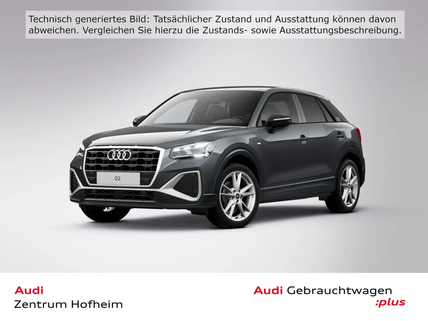 Audi Q2 35 TFSI 2x S line S tro*Sonos*Standh*Matrix*V Grau - 1