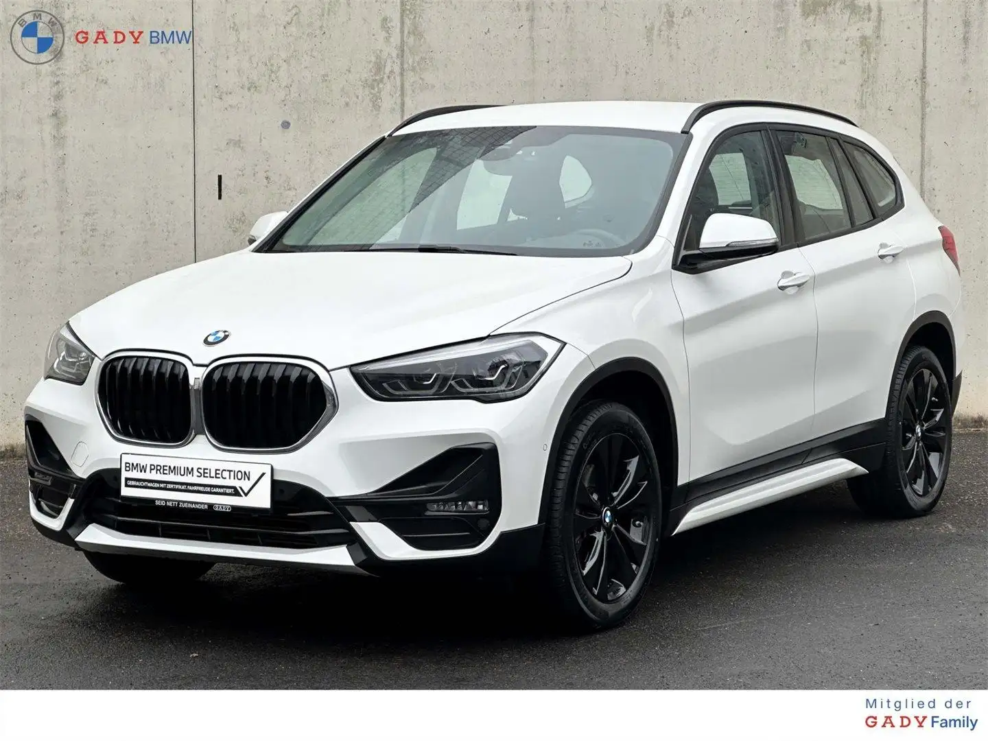 BMW X1 sDrive18d Weiß - 1