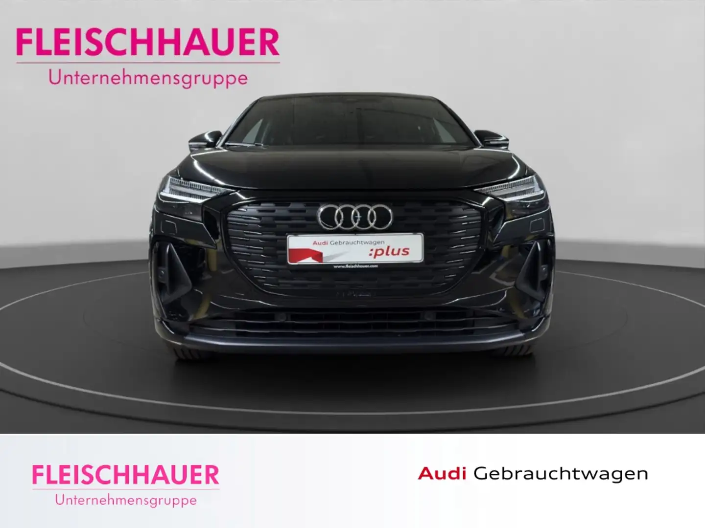 Audi Q4 e-tron Sportback 50 quattro MATRIX+PANO+AHK+ACC+LEDER+HUD Schwarz - 2