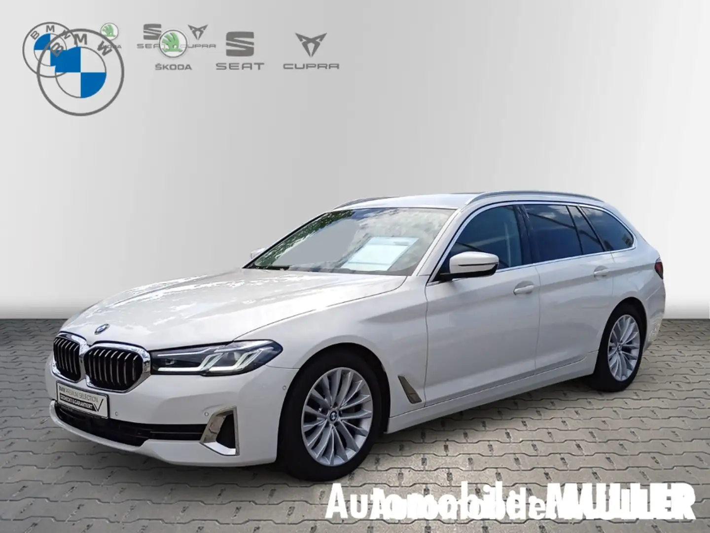 BMW 530 d Touring Lux.Line*360°Kamera*Laserlicht*ACC*HeadU Blanco - 1