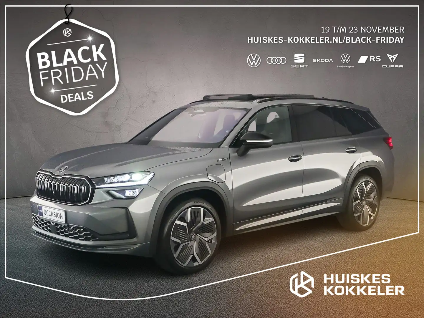 Skoda Kodiaq Sportline Business 1.5 TSI PHEV 204pk DSG Automaat Grijs - 1