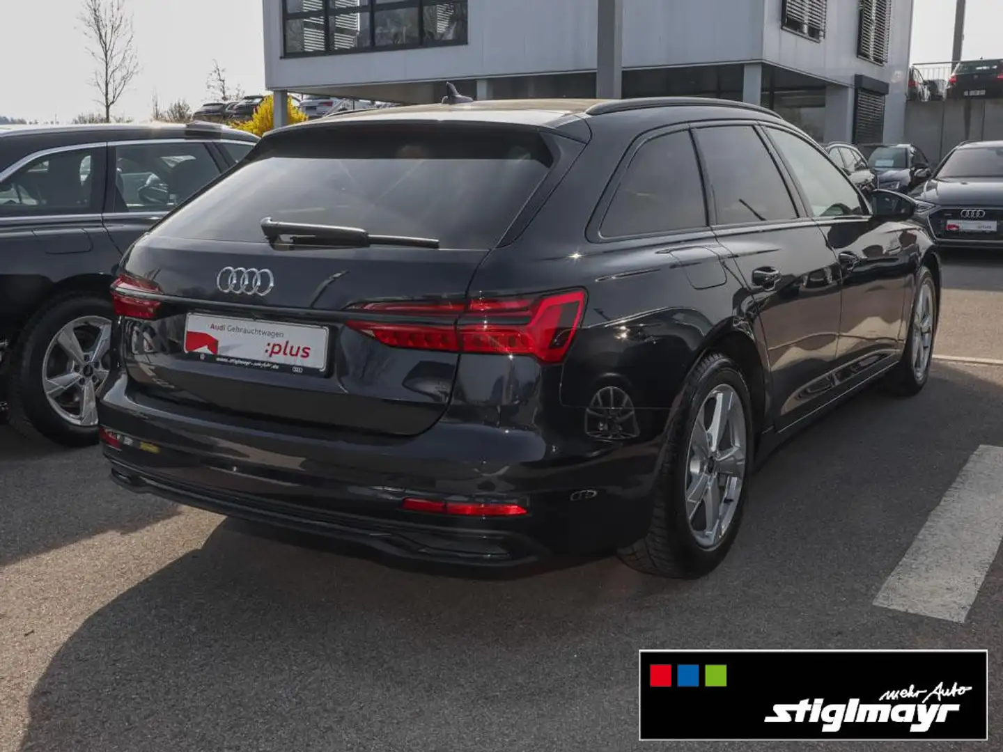 Audi A6 advanced 45 TFSI ACC+AHK+HUD+MATRIX+PANO Blauw - 2