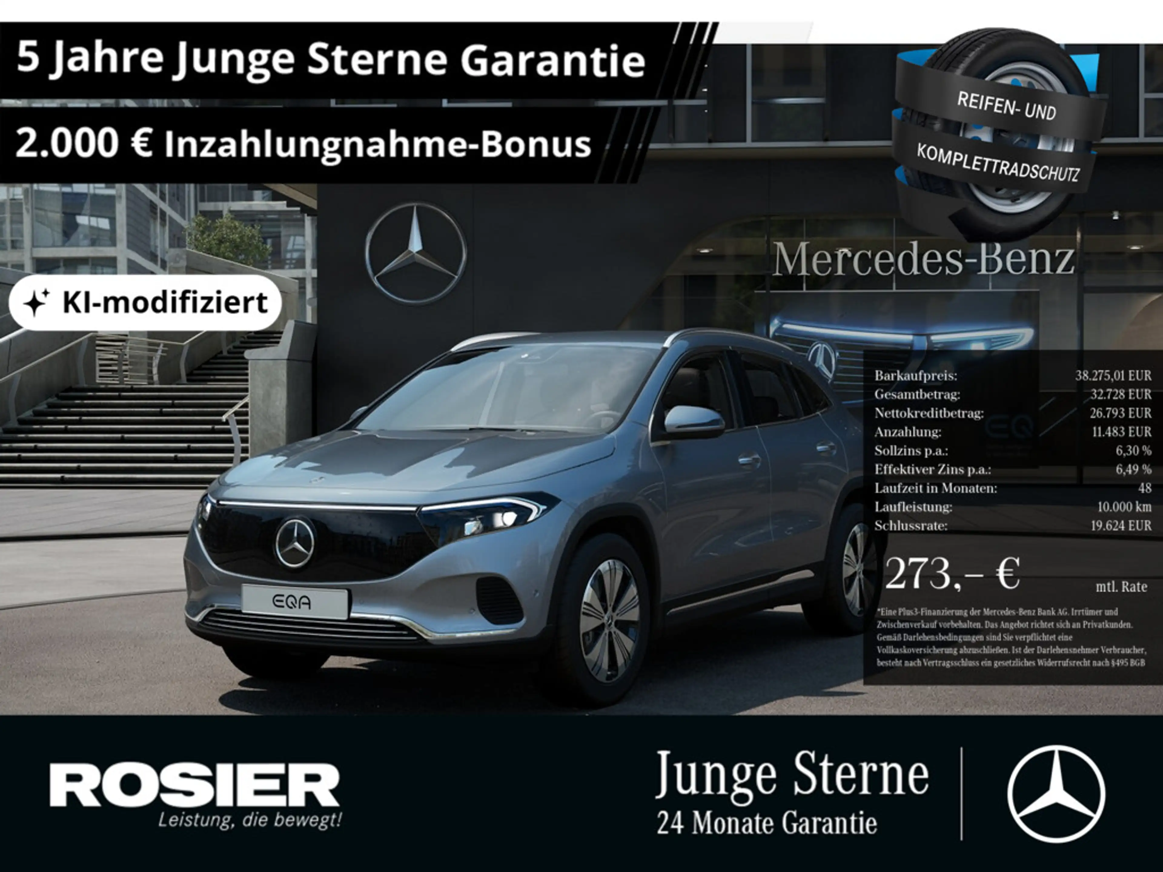 Mercedes-Benz EQA 250 + Progressive Advanced+ ACC LED NAVI