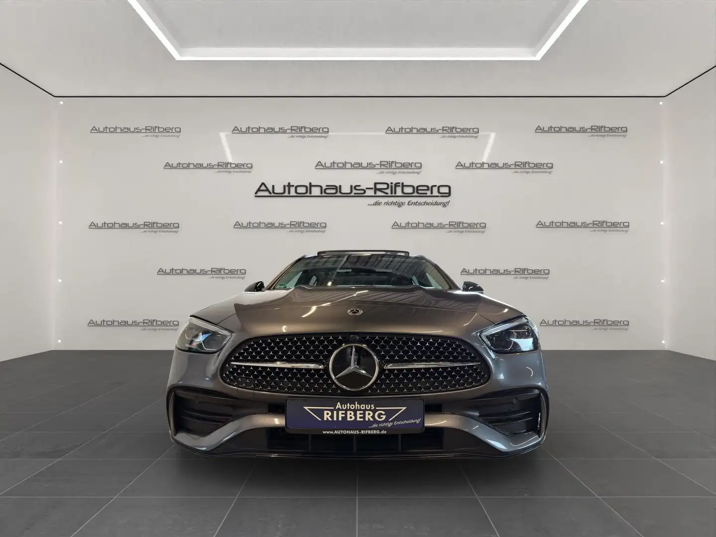 Mercedes-Benz C 220 T d AMG/AHK/PANO/NIGHT/LED/DISTRONIC/MBUX Gris - 2
