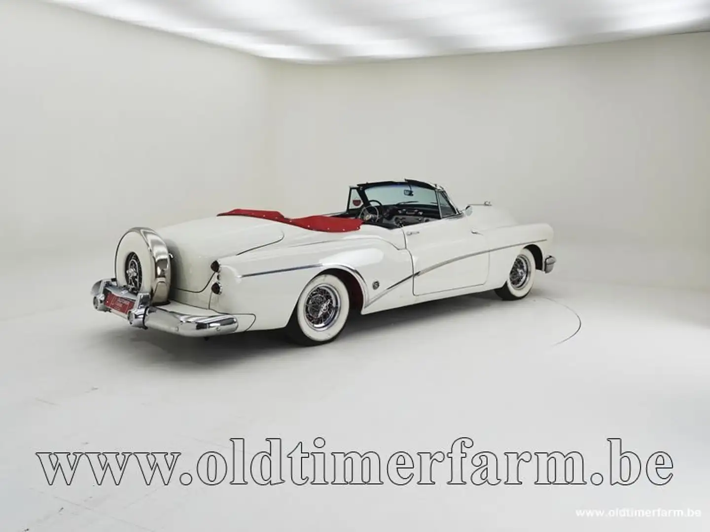 Buick Roadmaster 2-Door Skylark Convertible '53 CH9097 Blanco - 2