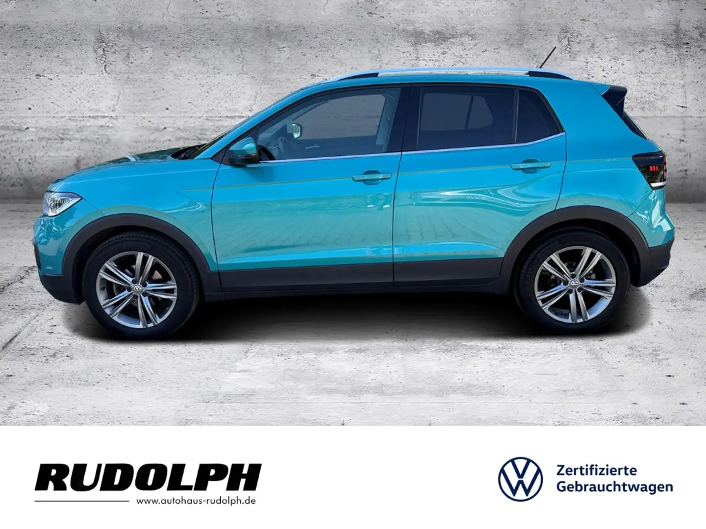 Volkswagen T-Cross 1.0 TSI Style DSG LED Navi AHK SHZ ACC Fernlichtas Grün - 2