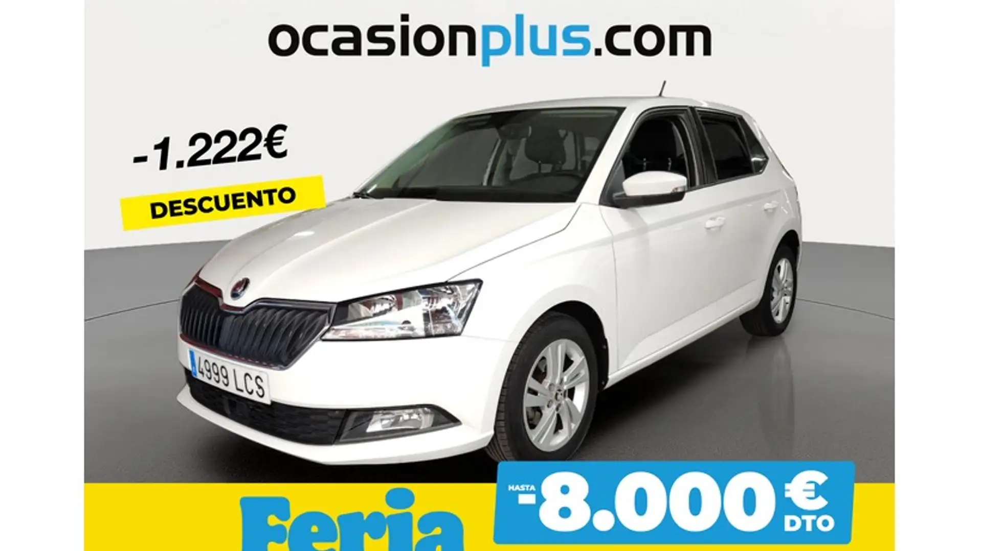 Skoda Fabia 1.0 TSI Ambition Plus 70kW Blanc - 1