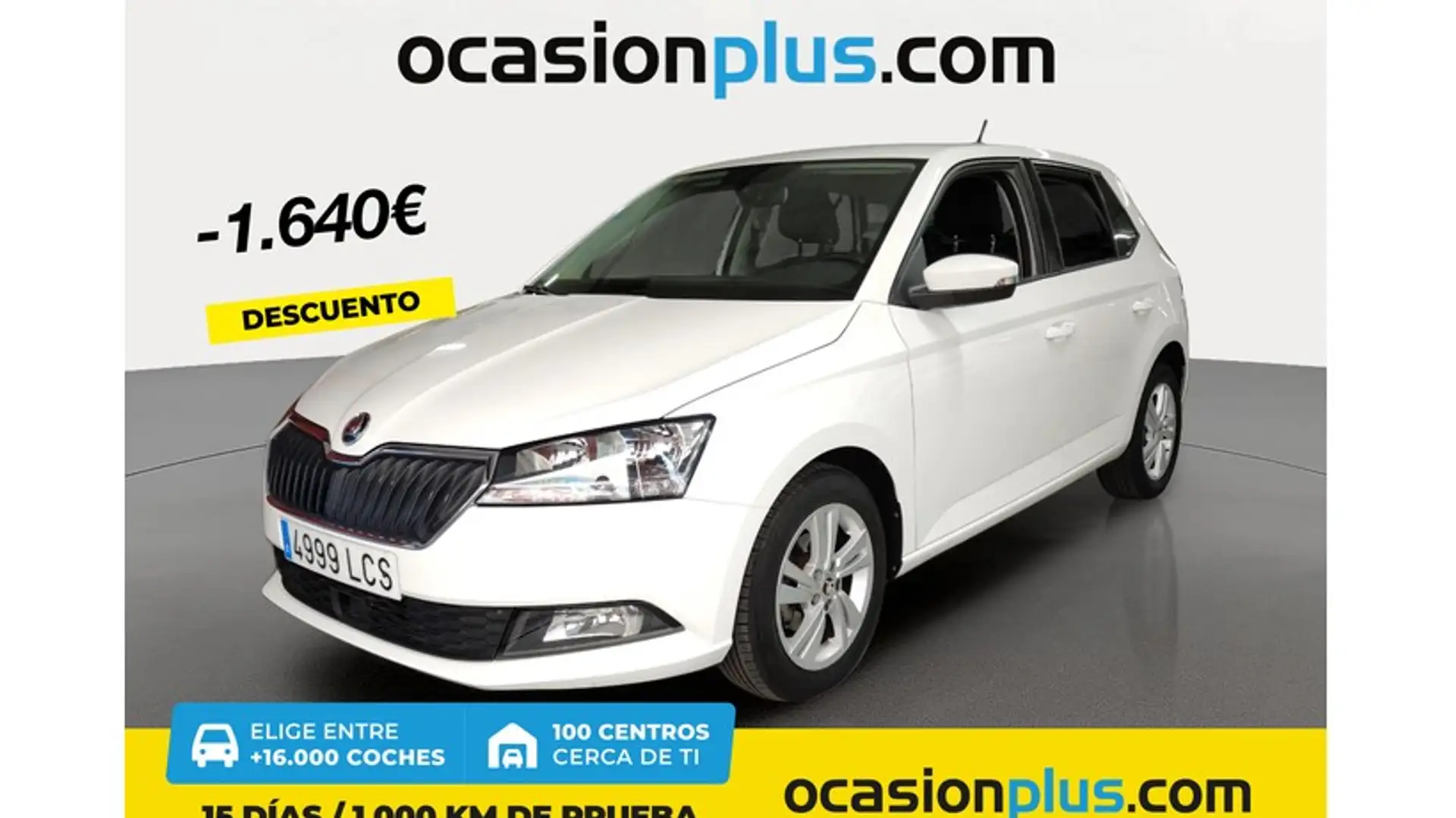 Skoda Fabia 1.0 TSI Ambition Plus 70kW Blanc - 1