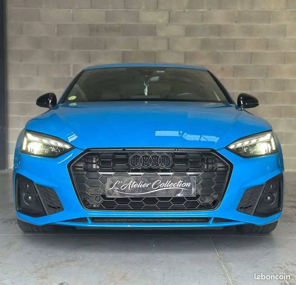 Audi A5 40 TDI Sline S-tronic GARANTIE 12 MOIS Blau - 2