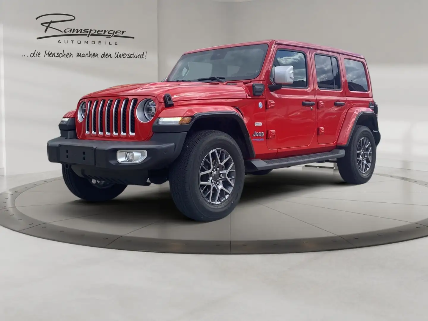 Jeep Wrangler Sahara Plug-In Hybrid 4xe Rouge - 2