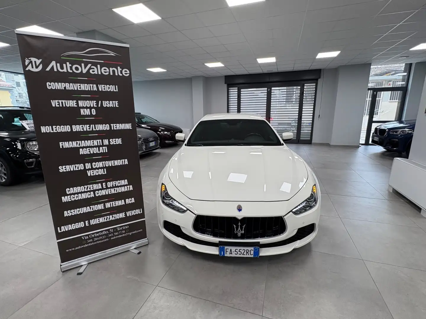 Maserati Ghibli V6 Diesel 275 CV Blanco - 2