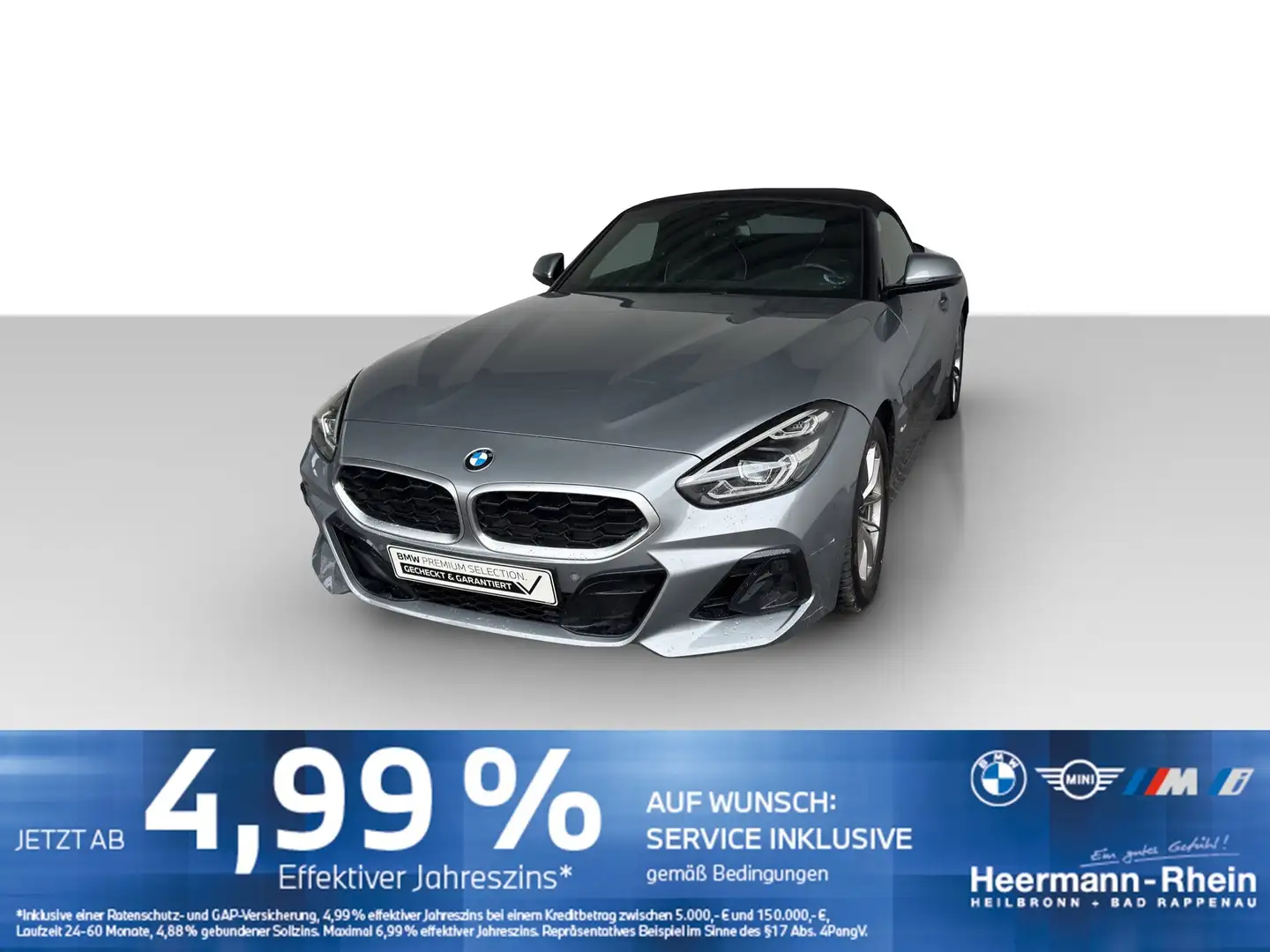 BMW Z4 sDrive30iA M Sport LiveCock.HUD.ACC.LED.ParkA Grau - 2
