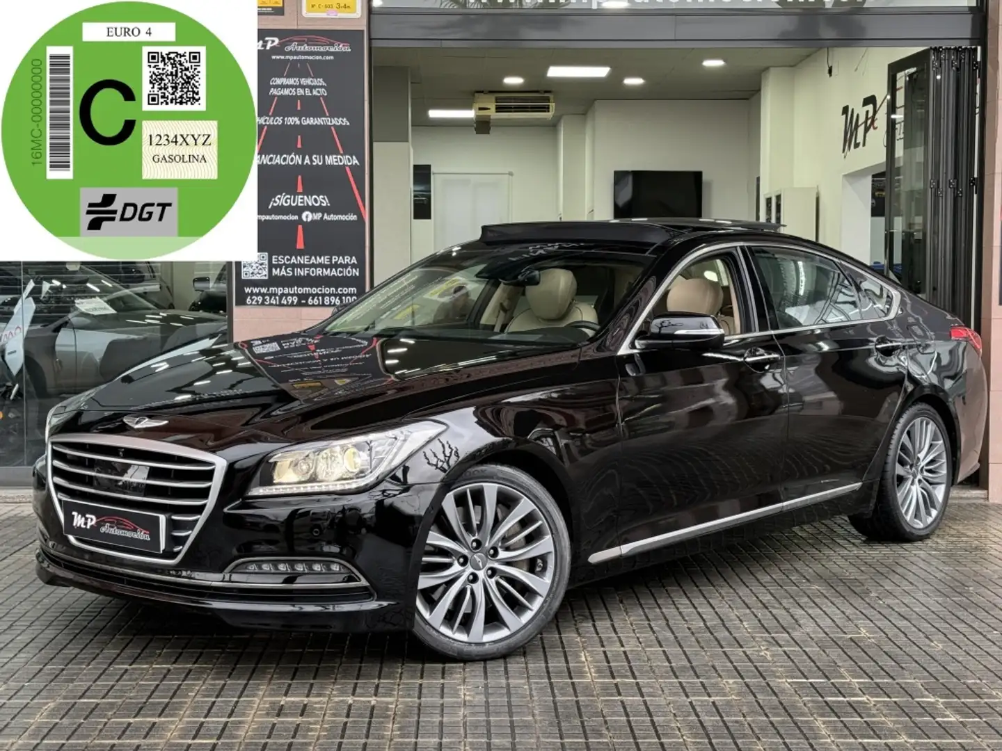 Hyundai Genesis 3.8 GDI V6 Aut. Zwart - 1