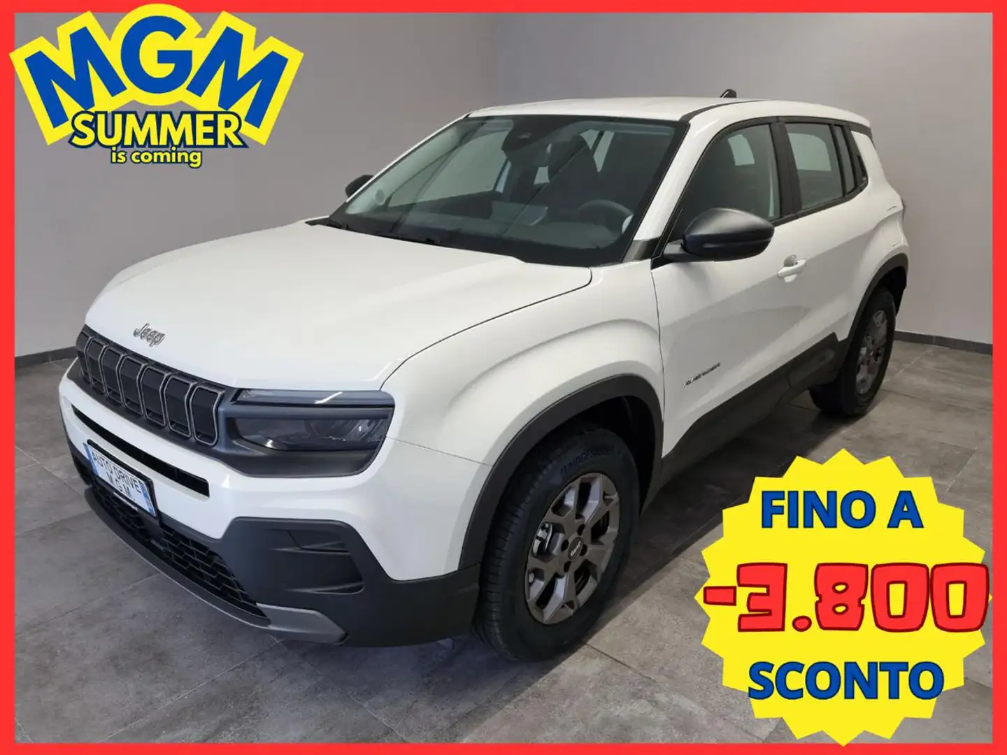 Jeep Avenger 1.2 Turbo 100 CV Ice Longitude Білий - 1