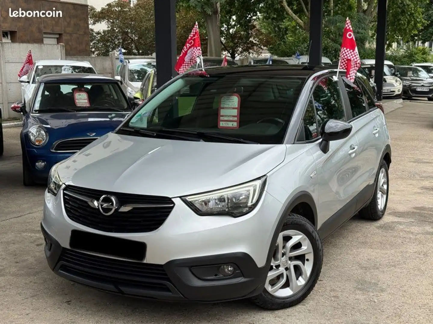 Opel Crossland X 1.2i année 02-2018 125.000KM Certifié Garantie 3 M Gris - 1