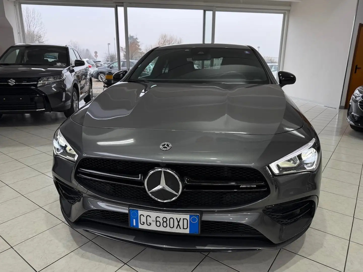 Mercedes-Benz CLA 35 AMG CLA Coupe 4matic auto 306 cv PREZZO VERO Gris - 2