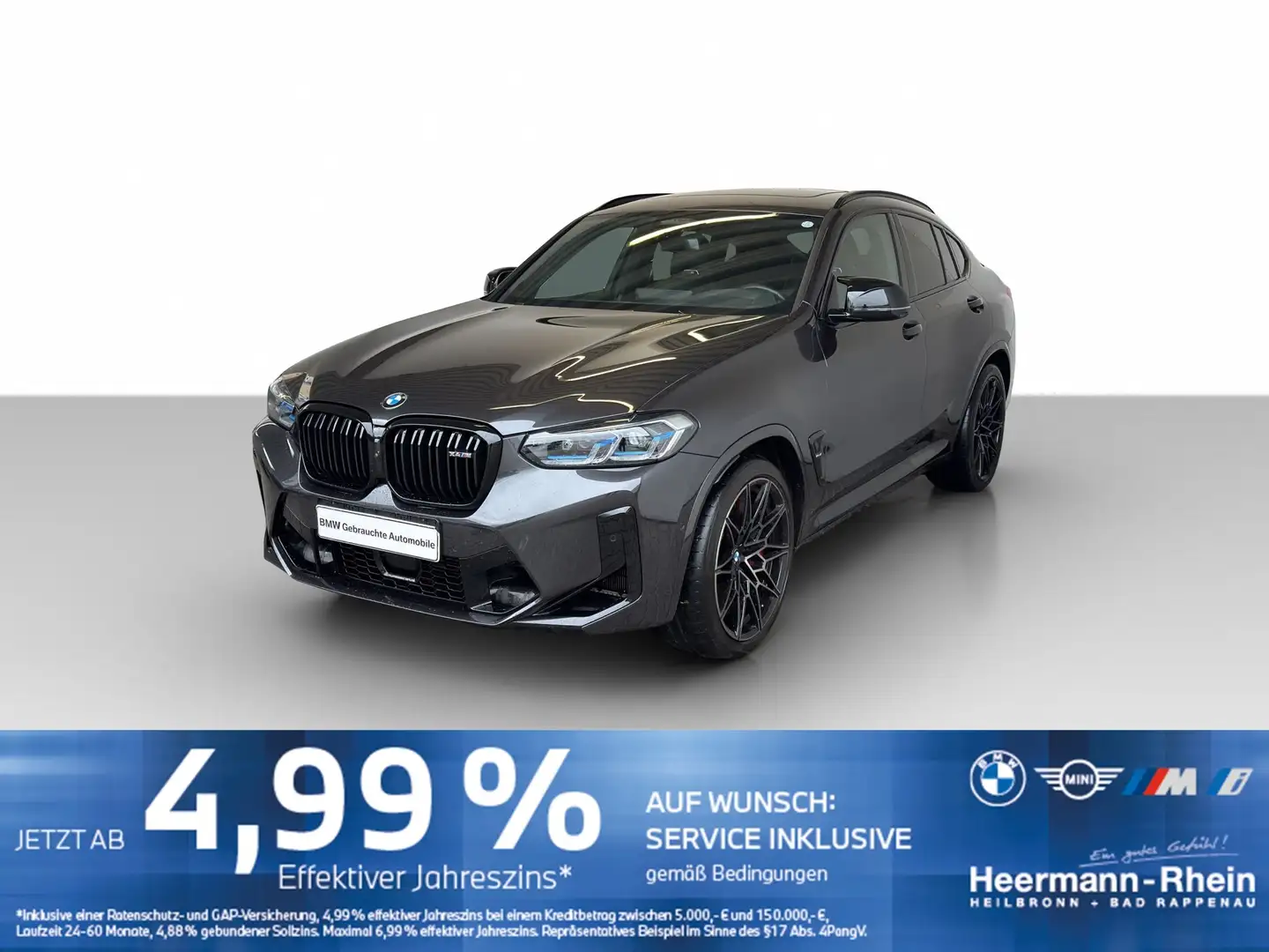 BMW X4 M M Competition LiveCock.HUD.AHK.PGD.Gestik. Grau - 2